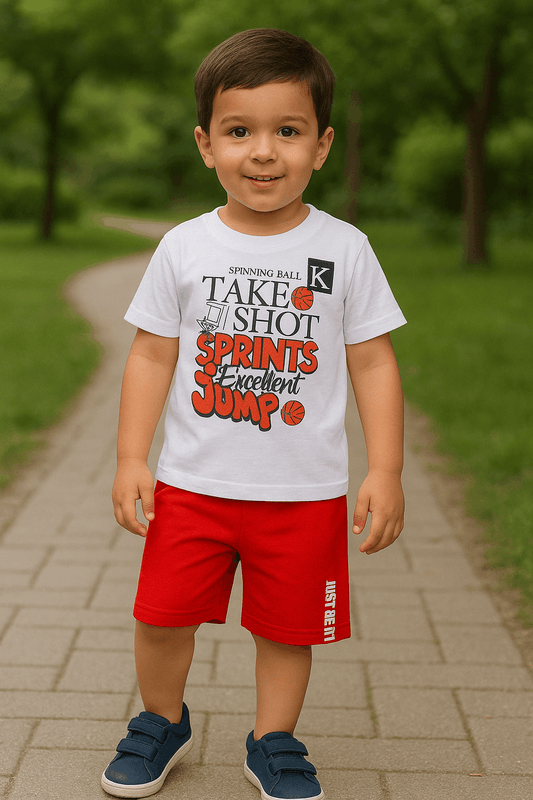 Kids Summer Clothes T-shirt & Short 2-Piece Summer Set