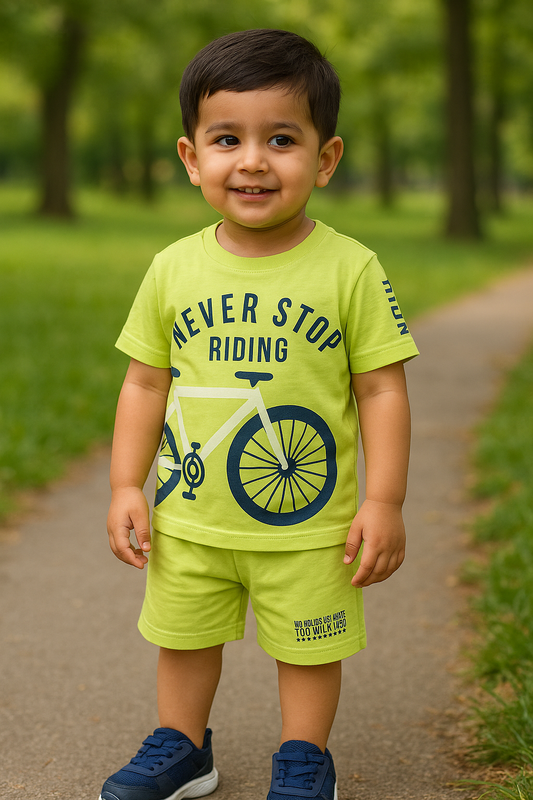 Never Stop Rider Set (Neon Lime)