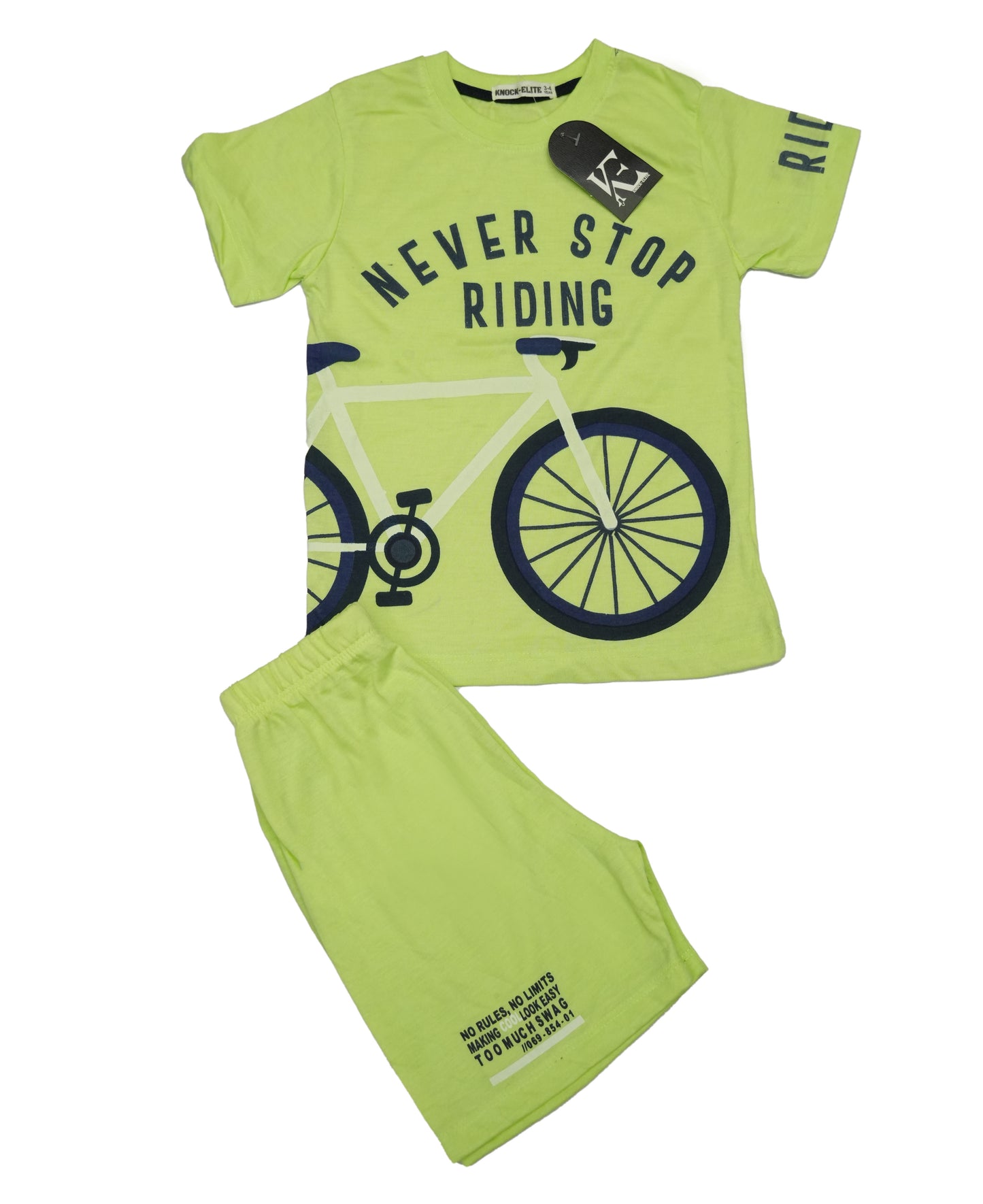 Never Stop Rider Set (Neon Lime)