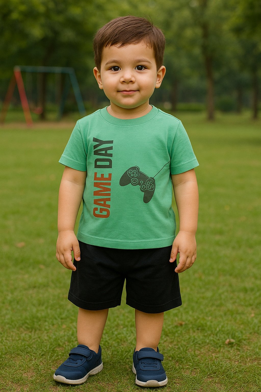 Baby Boy Kids Wear | Game Day Summer T-Shirt & Shorts Set
