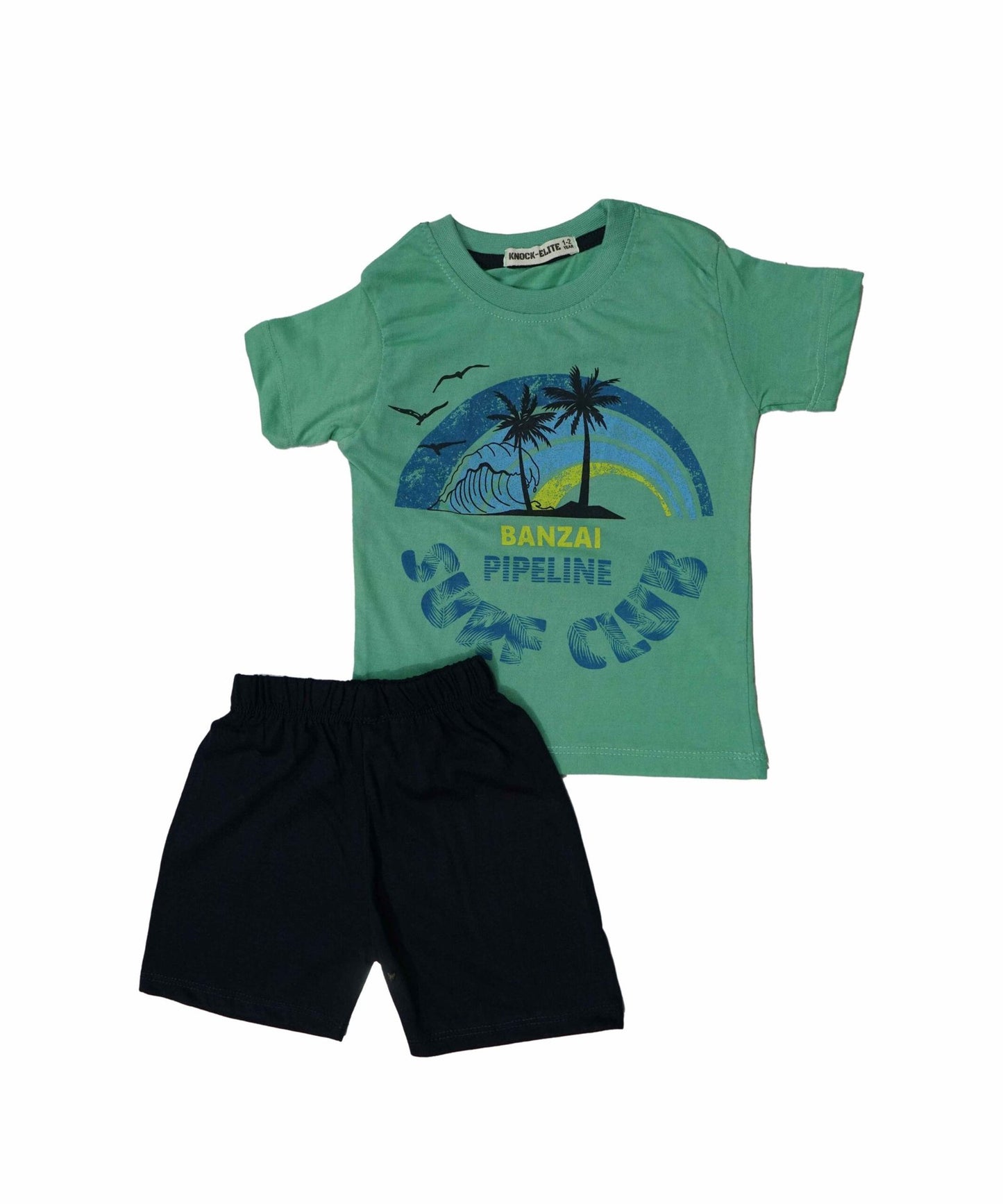 Baby Boy Summer Collection – 2-Piece Trendy Surf Set for Happy Days