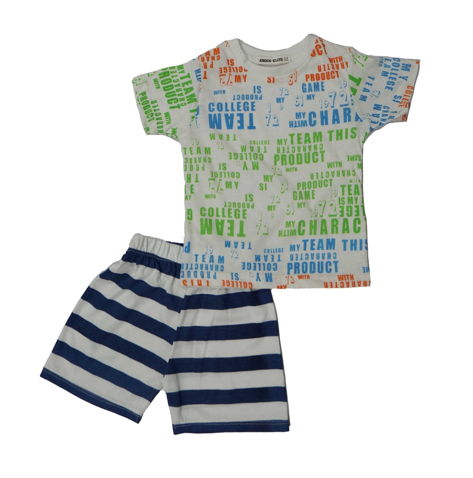 Summer Collection – Do What You Like Baby Boy Set White