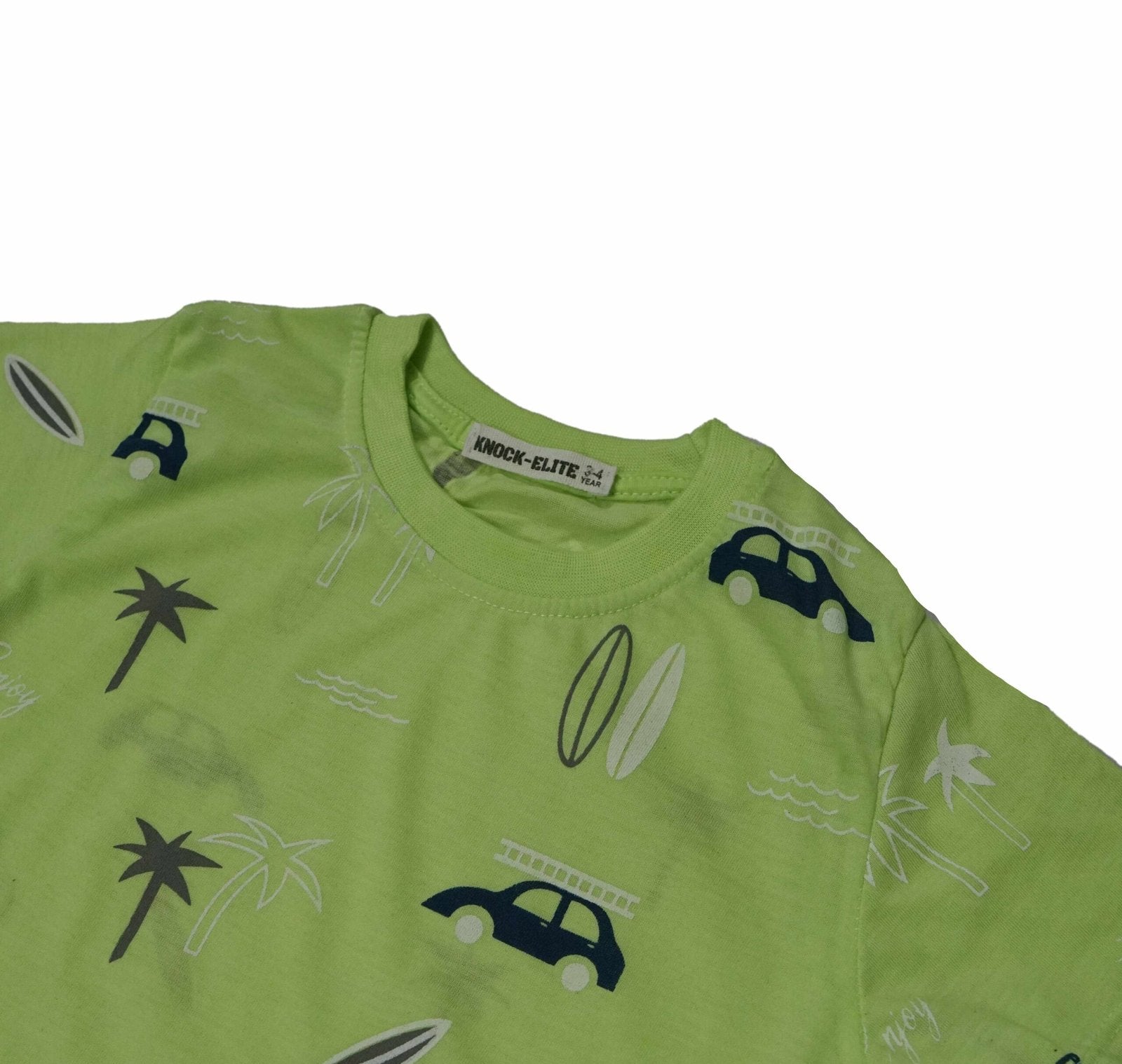 Kids Fashion – Little Explorer Green Summer Set