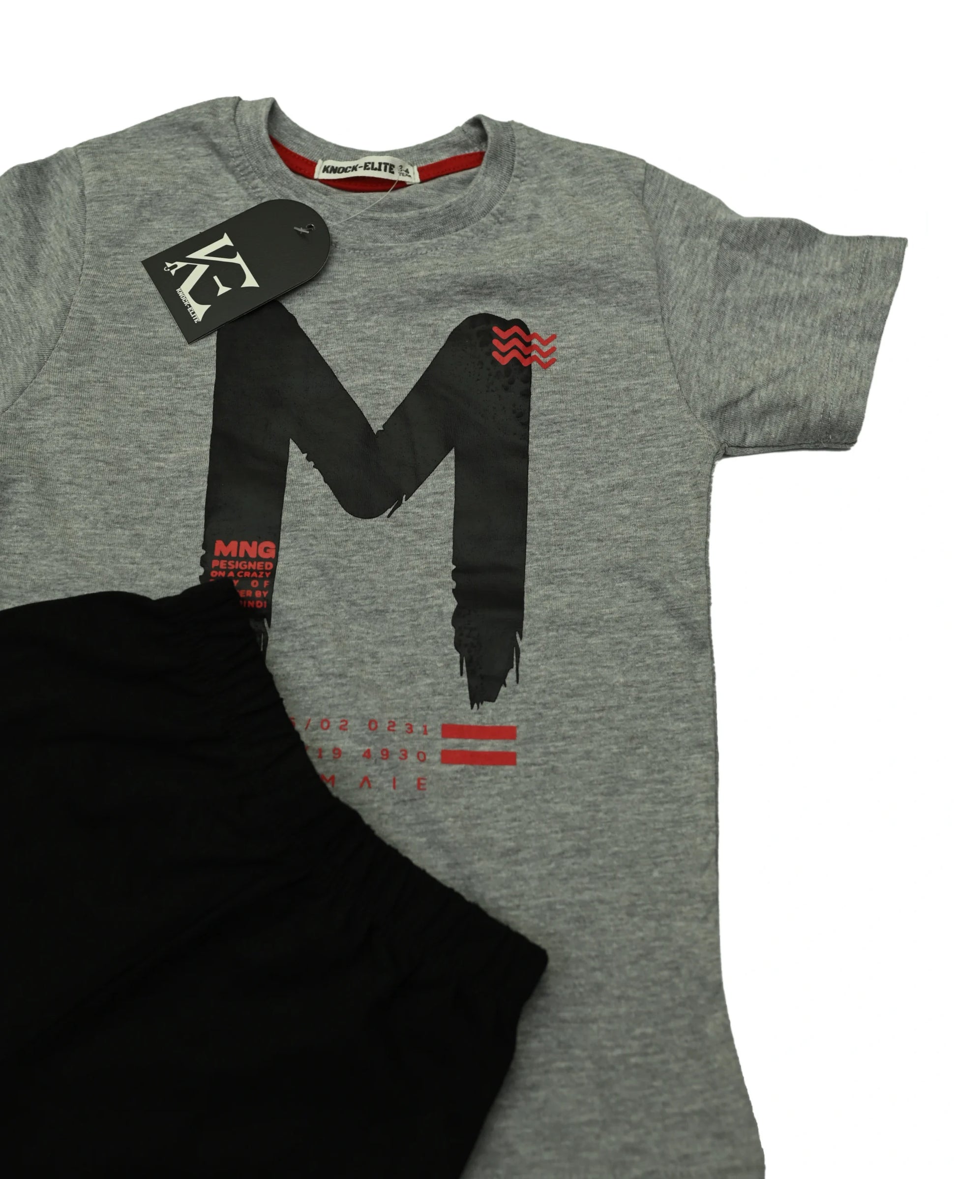 Baby Boy Ming- (Grey & Black) | Trendy Kids Clothes Pakistan