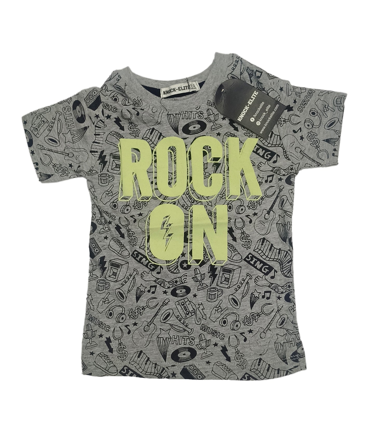 Baby Boy Clothes – 2-Piece "Rock On" Summer Set