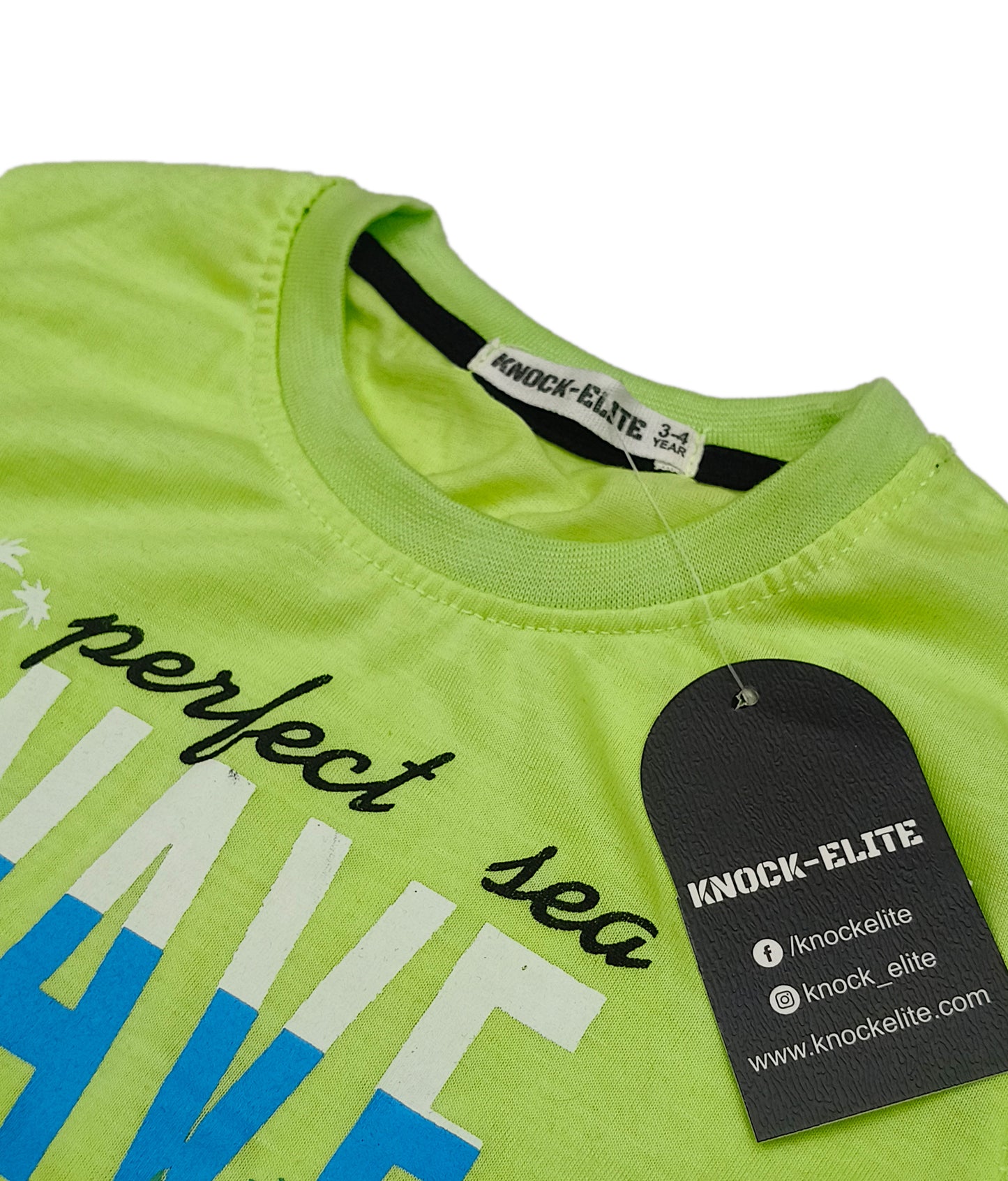 Toddler Bright Wave Outfit – Lime Green