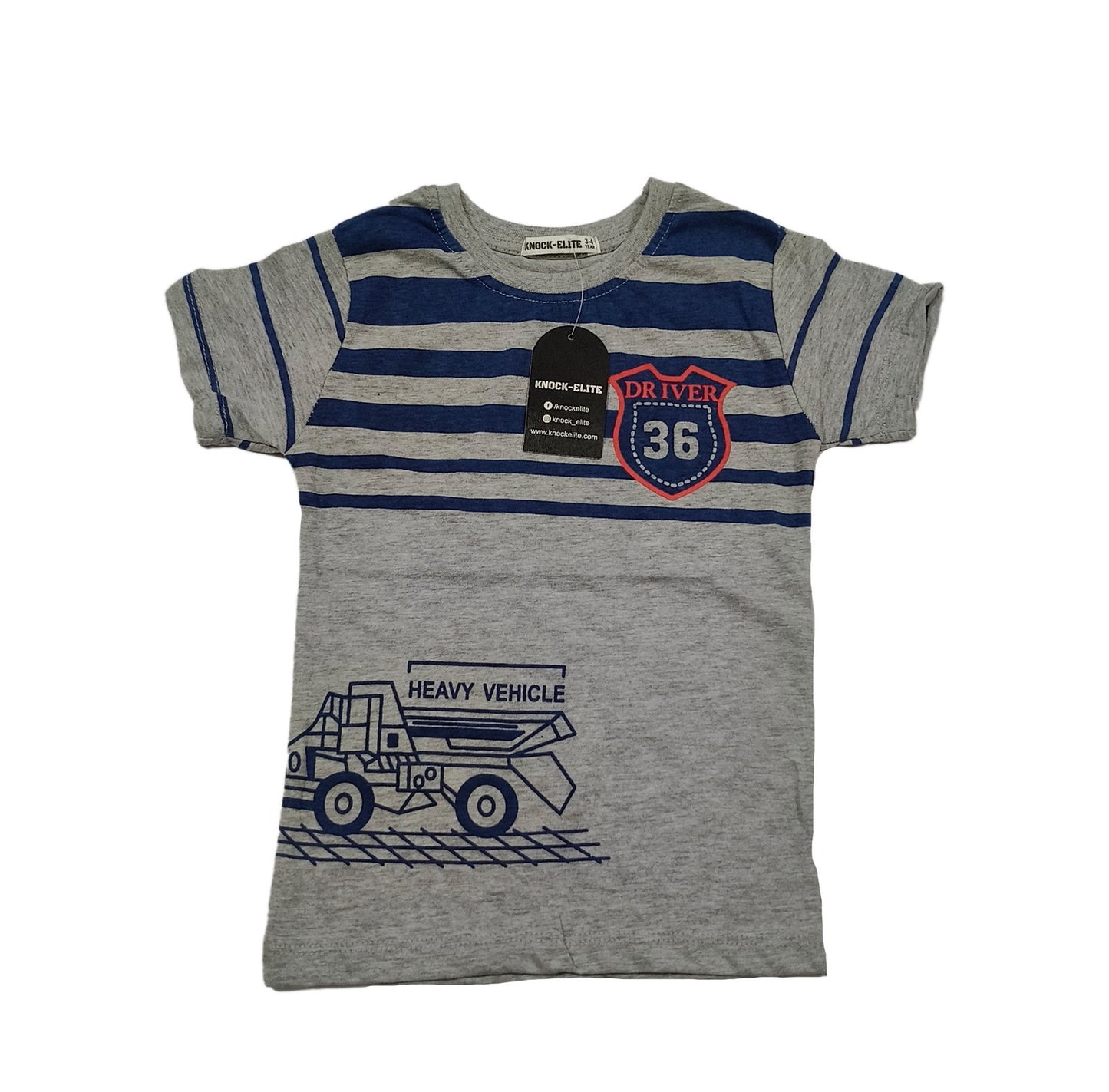 Kids Collection – Driver 35 Grey & Navy Summer Suit for Boys