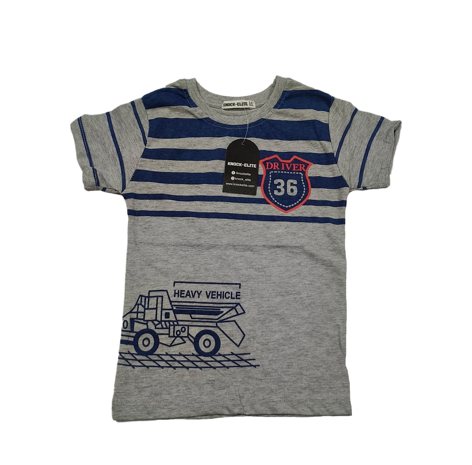Kids Collection – Driver 35 Grey & Navy Summer Suit for Boys
