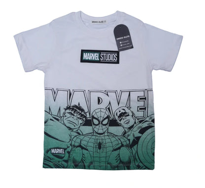 Baby Boy Summer Clothe – Print Marvel T-shirt & short