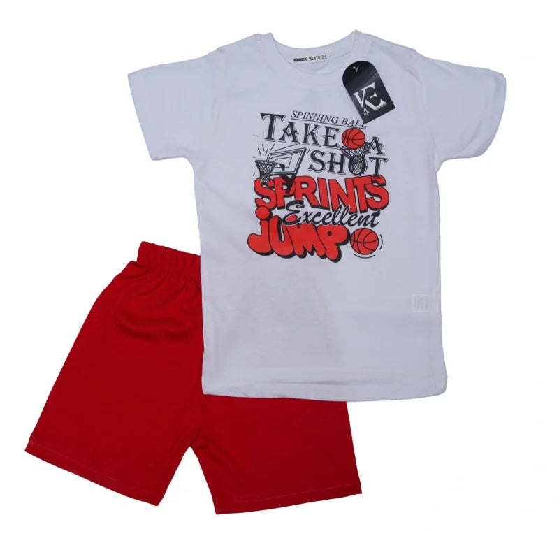 Kids Summer Clothes T-shirt & Short 2-Piece Summer Set