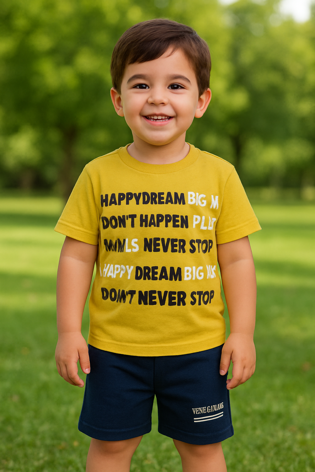 Happy Dream Baby Boy Summer Set