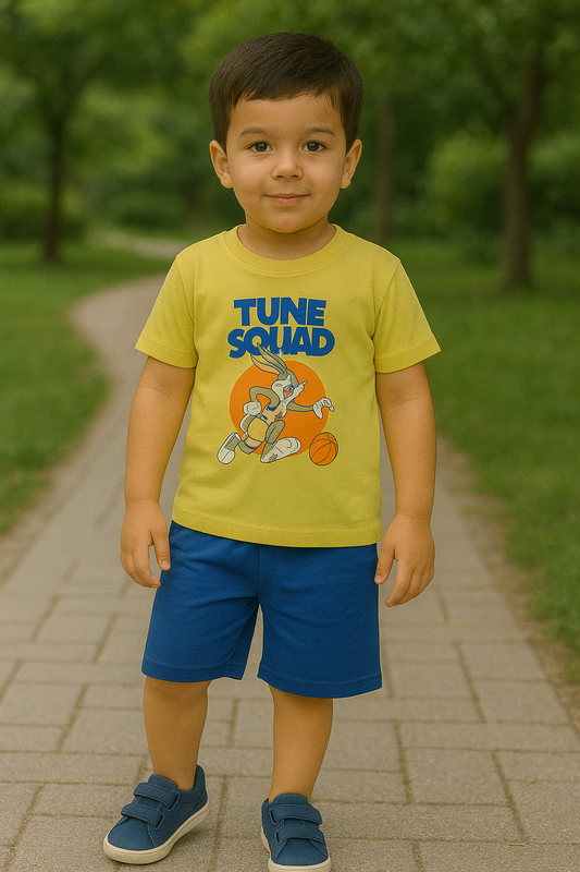 Baby Boy Summer Set – Tune Squad Bugs Bunny by Knock Elite