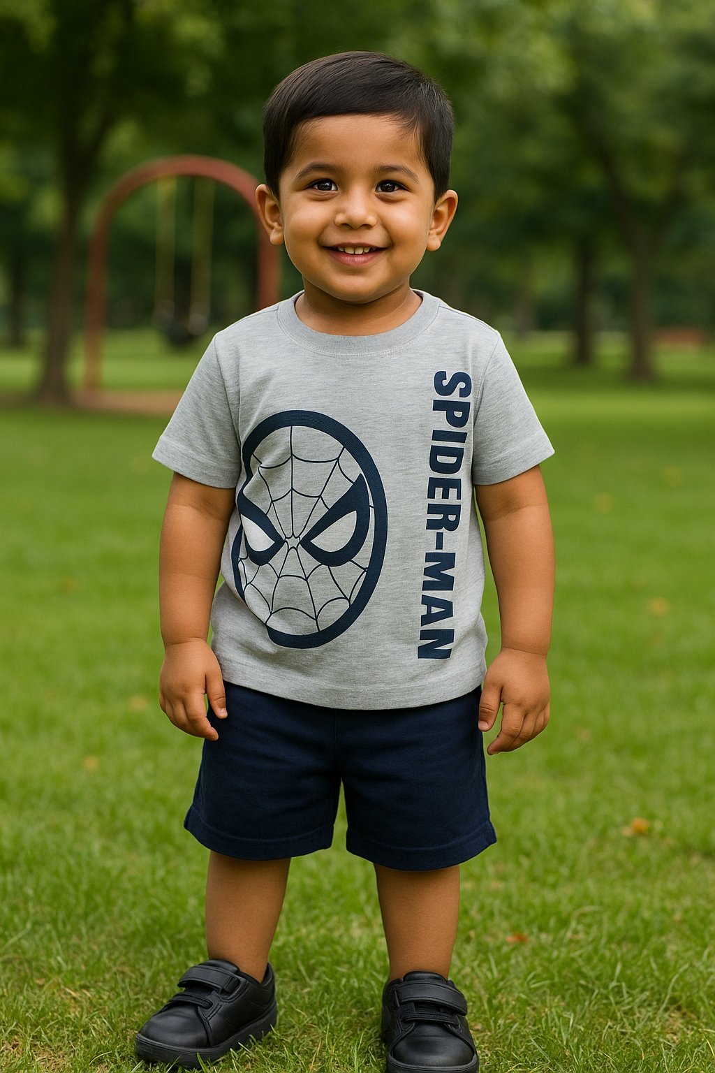 Knock Elite Kids Collection - Spiderman Summer Outfit for Baby Boys