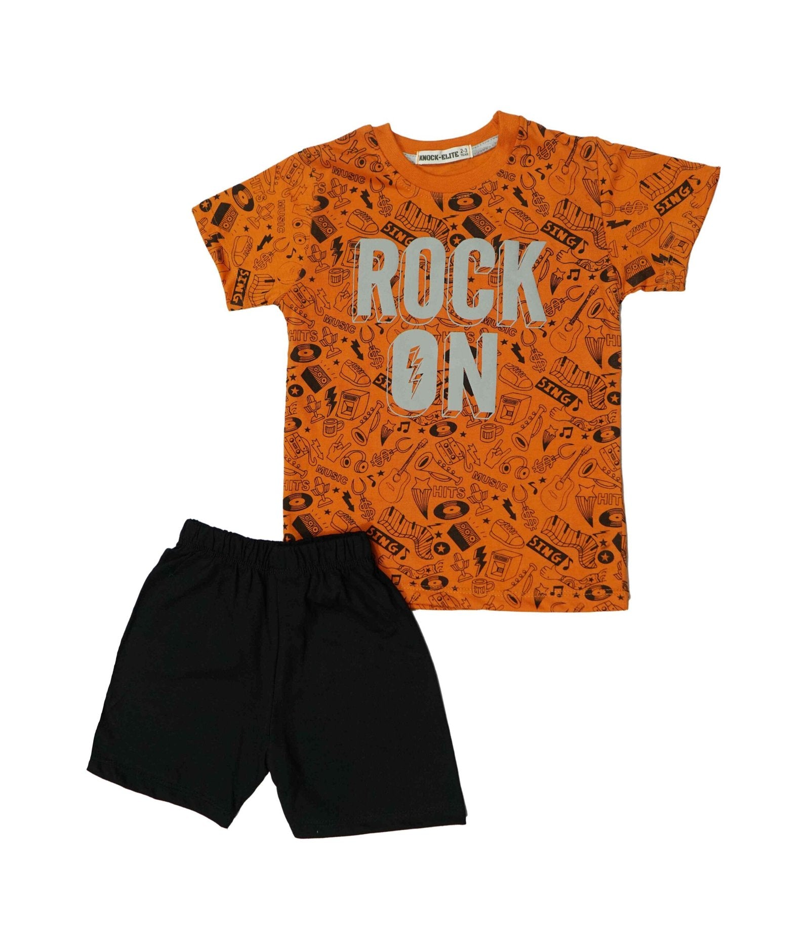 Baby Boy Clothes – 2-Piece Rock On Summer Set