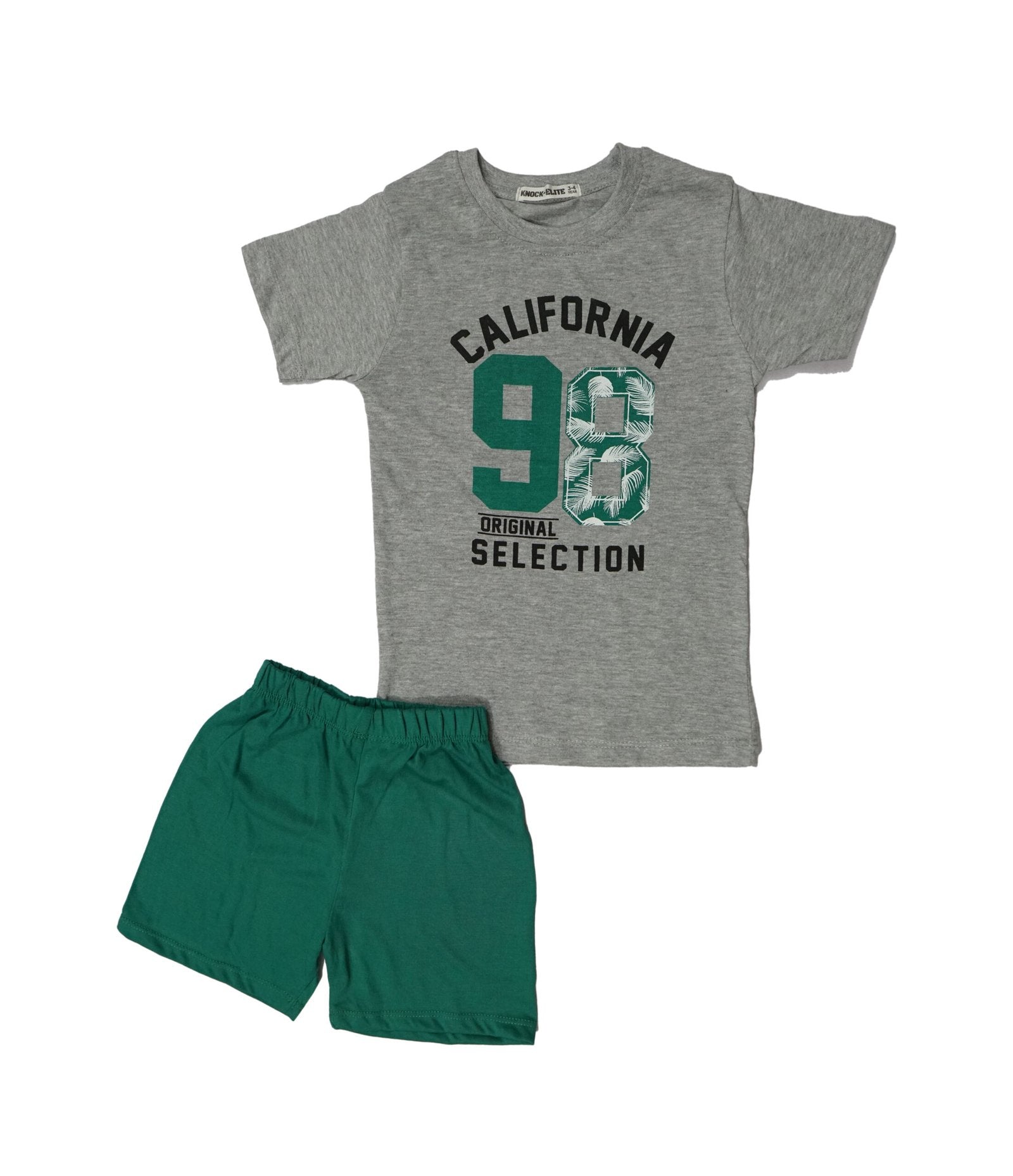 Summer Collection California 98 Print T-shirt & Short for Boys