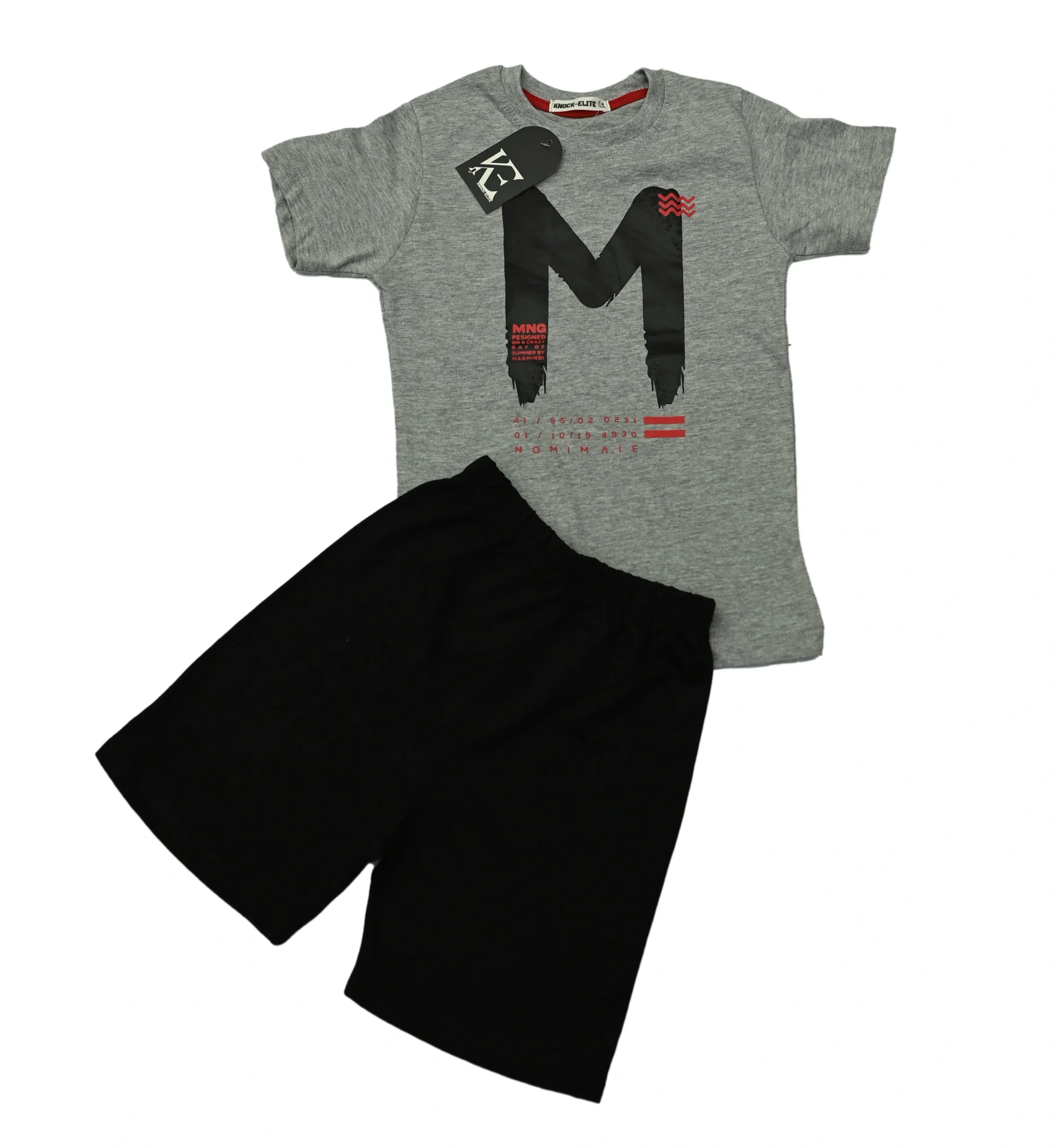 Baby Boy Ming- (Grey & Black) | Trendy Kids Clothes Pakistan